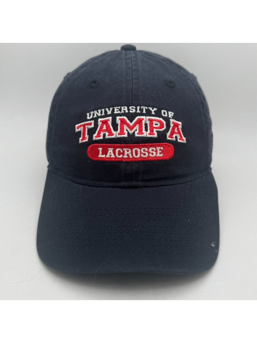 University of Tampa Lacrosse Hat Cap Legacy Navy Adjustable Strapback Spartans